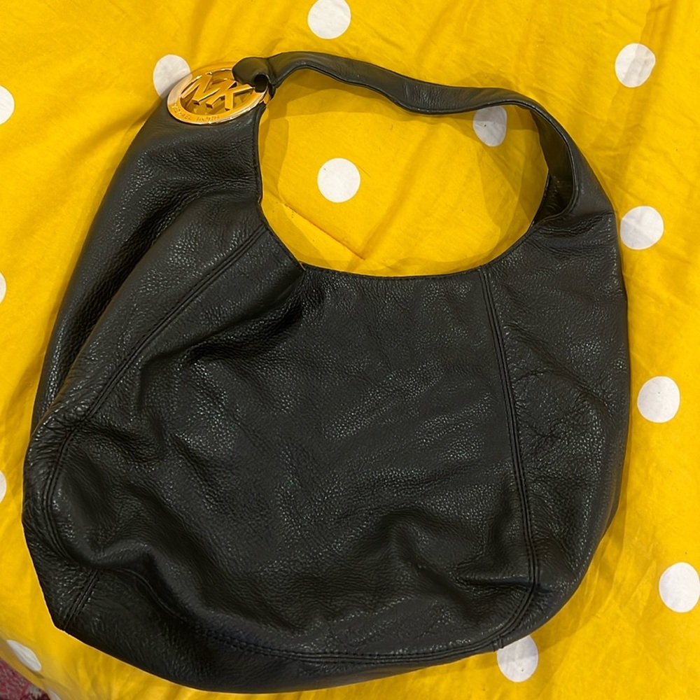 Leather Michael Kors shoulder bag